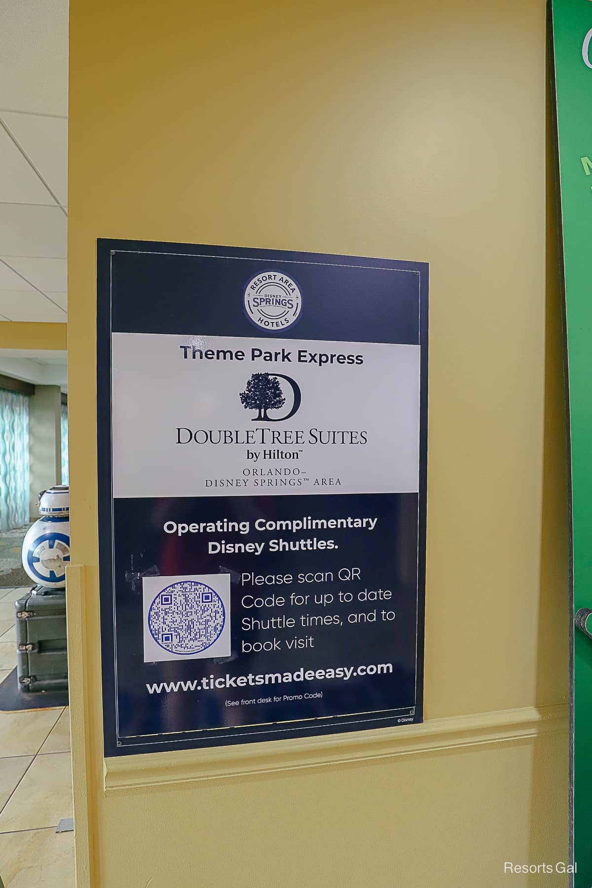 Posted DoubleTree Suites by Hilton Shuttle Service during stay 