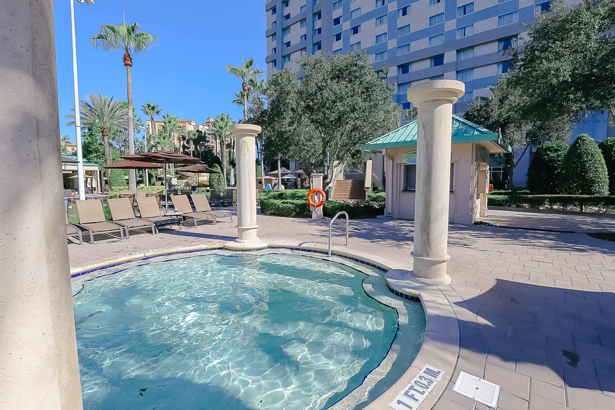 kiddie pool at the Hilton Signia 