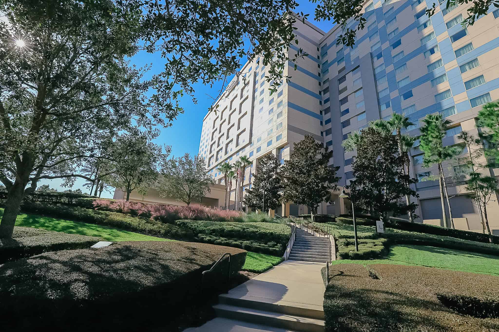 the entrance to the Hilton Signia at Bonnet Creek