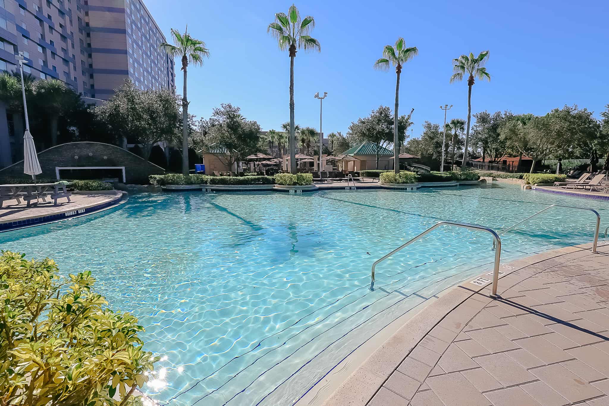 steps leading to the pool