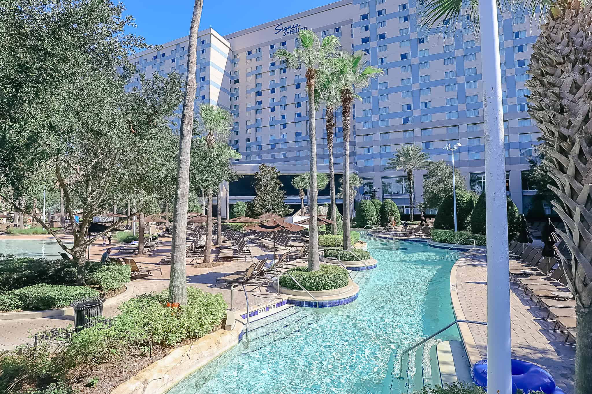 overall view of the lazy river 