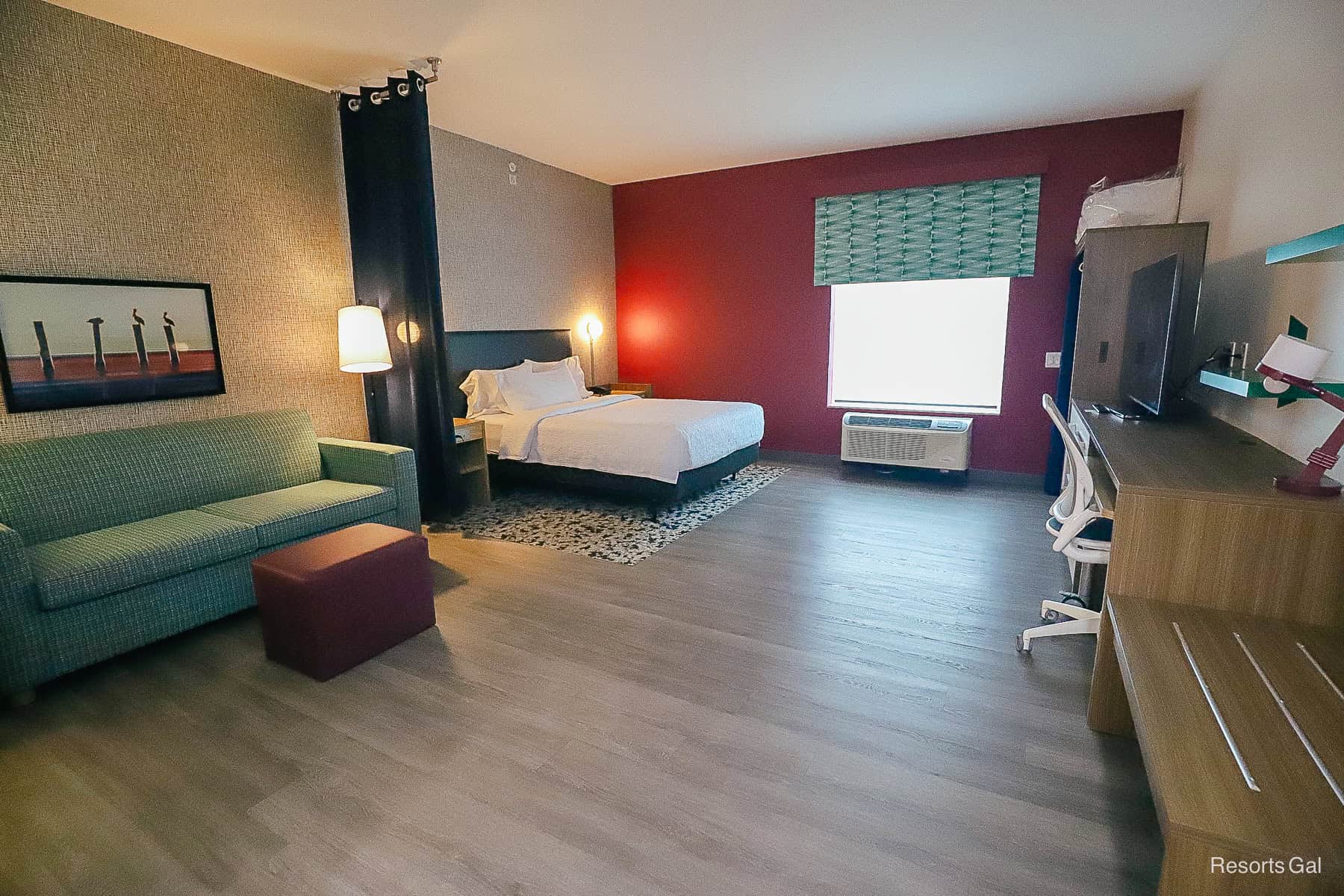 a view of the room with solid surface flooring 