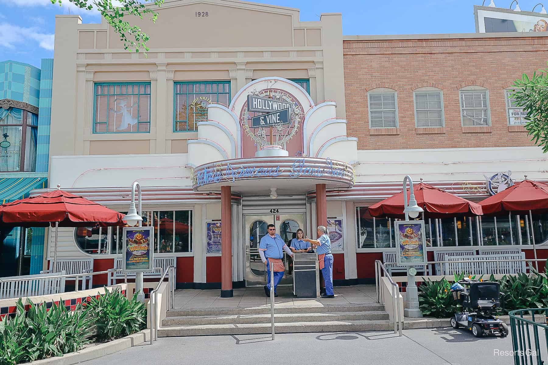the entrance of Hollywood and Vine at Disney's Hollywood Studios 