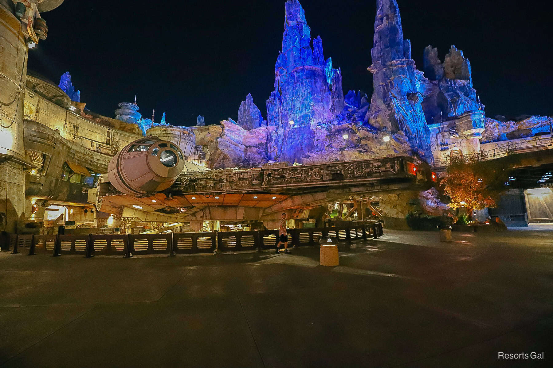 the Millennium Falcon during Disney After Hours at Hollywood Studios 