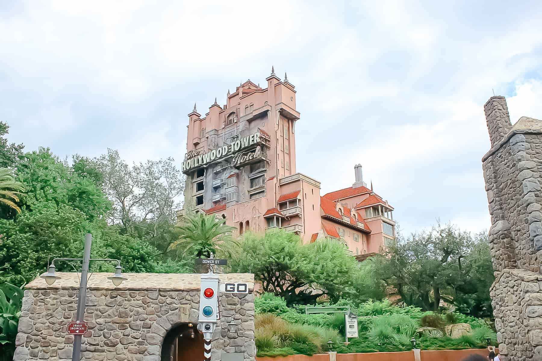 The Hollywood Tower Hotel from Sunset Blvd. 