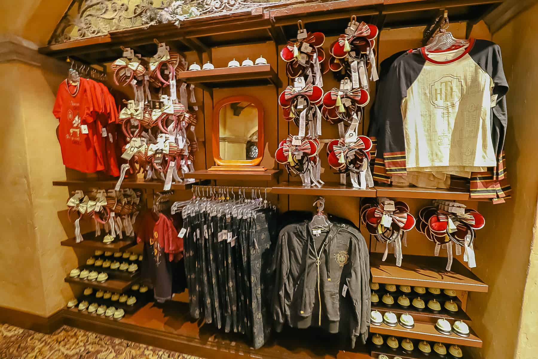 merchandise in the Tower of Terror gift shop themed to the ride 