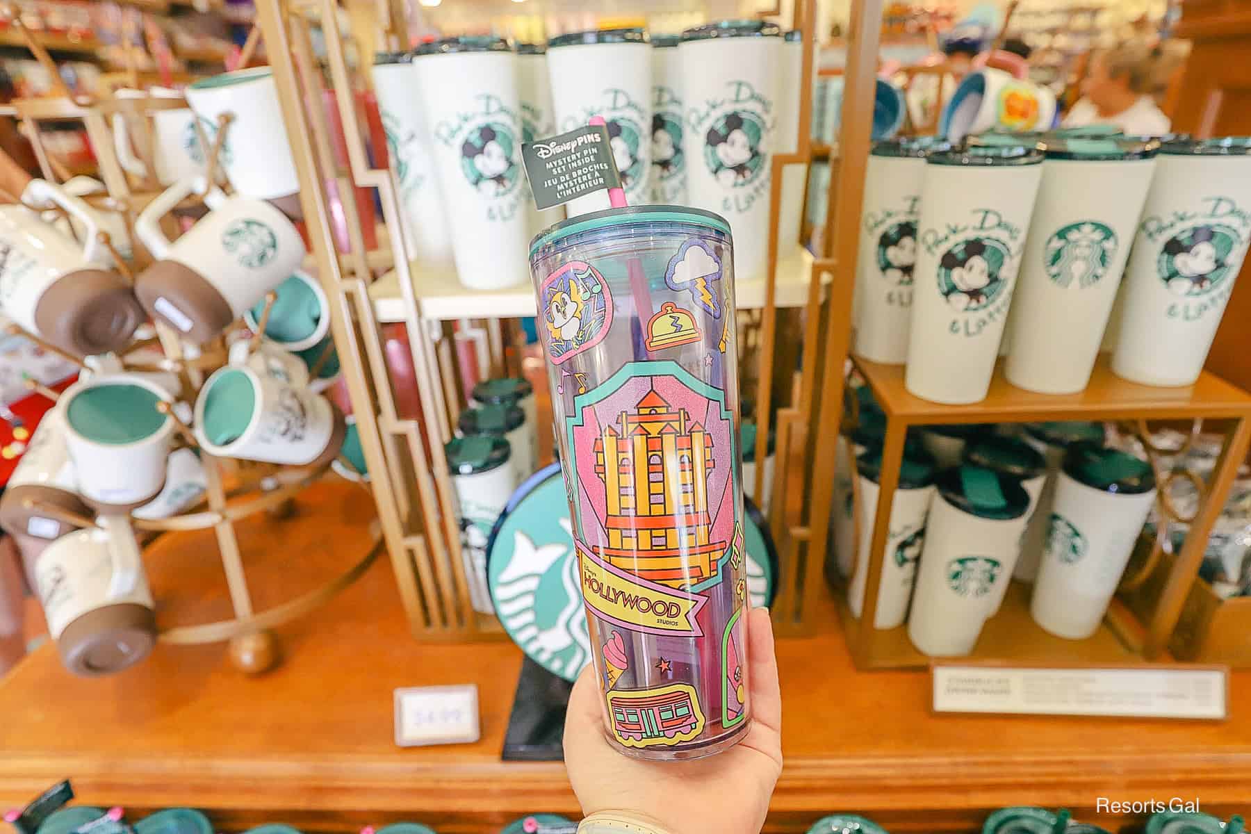the Hollywood Studios Starbucks Travel Tumbler 