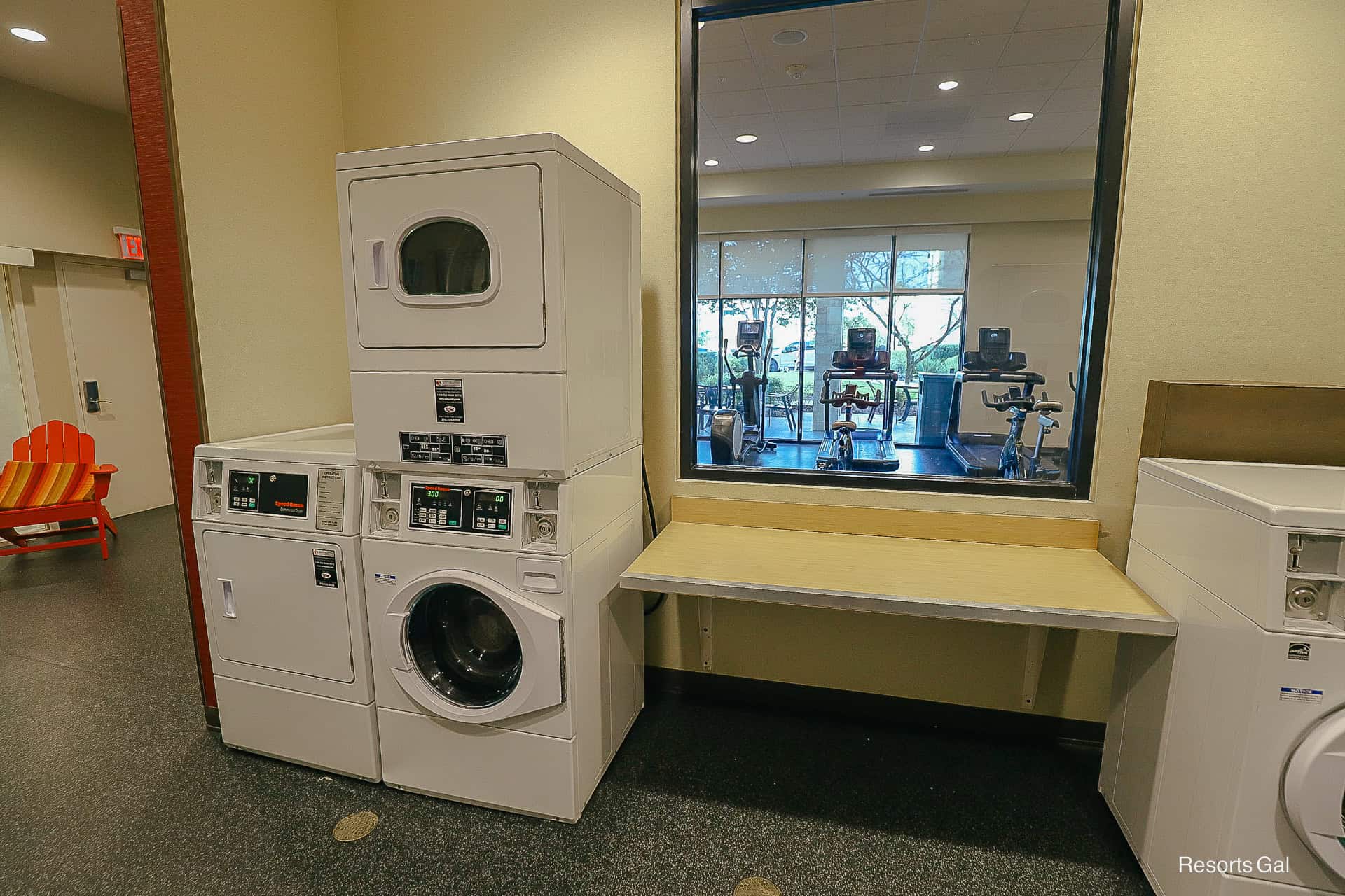 a place to fold clothes