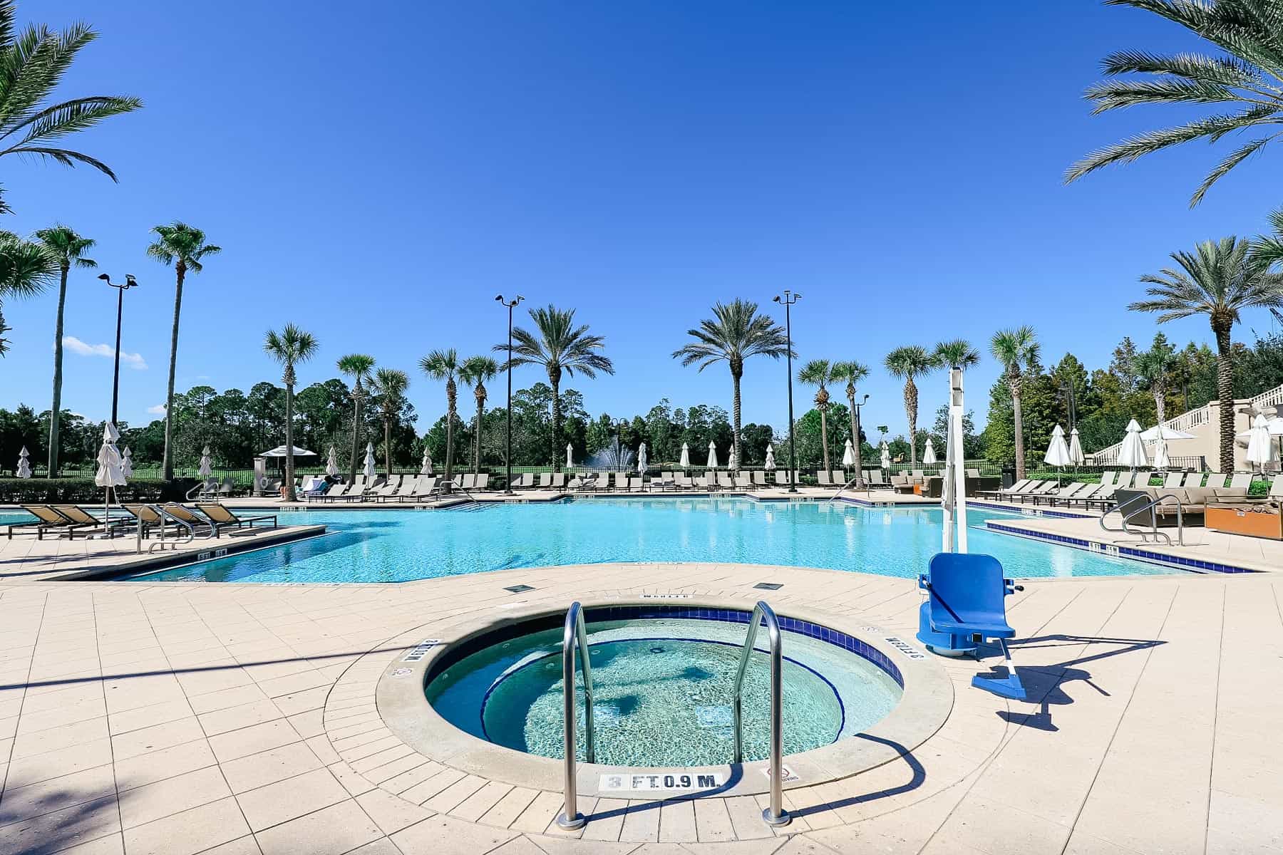 whirlpool spa and pool amenities 