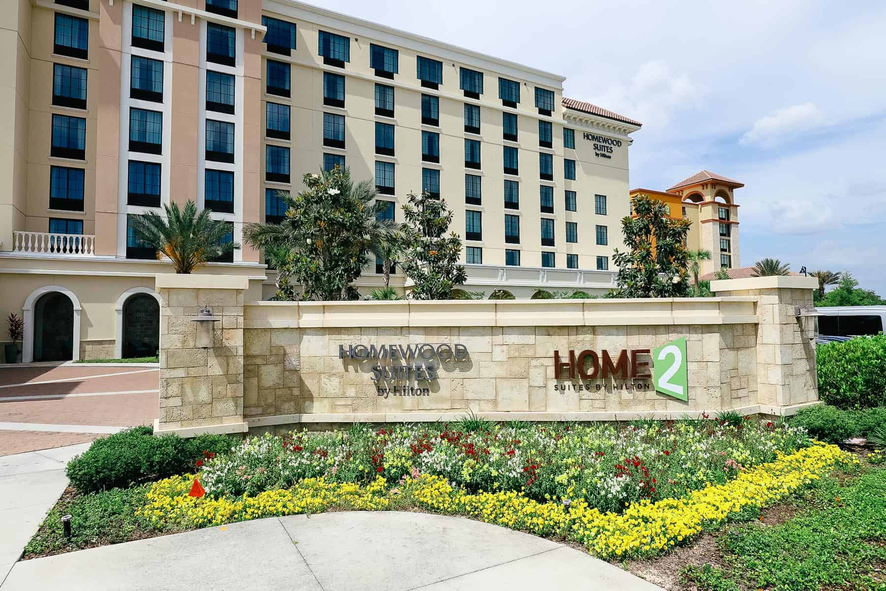 The Home 2 Suites is a newer hotel in Flamingo Crossings near Disney World. 