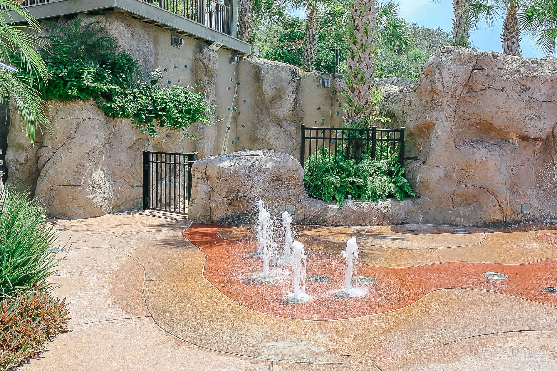 children's splash pad at the Hyatt Regency Grand Cypress Pool