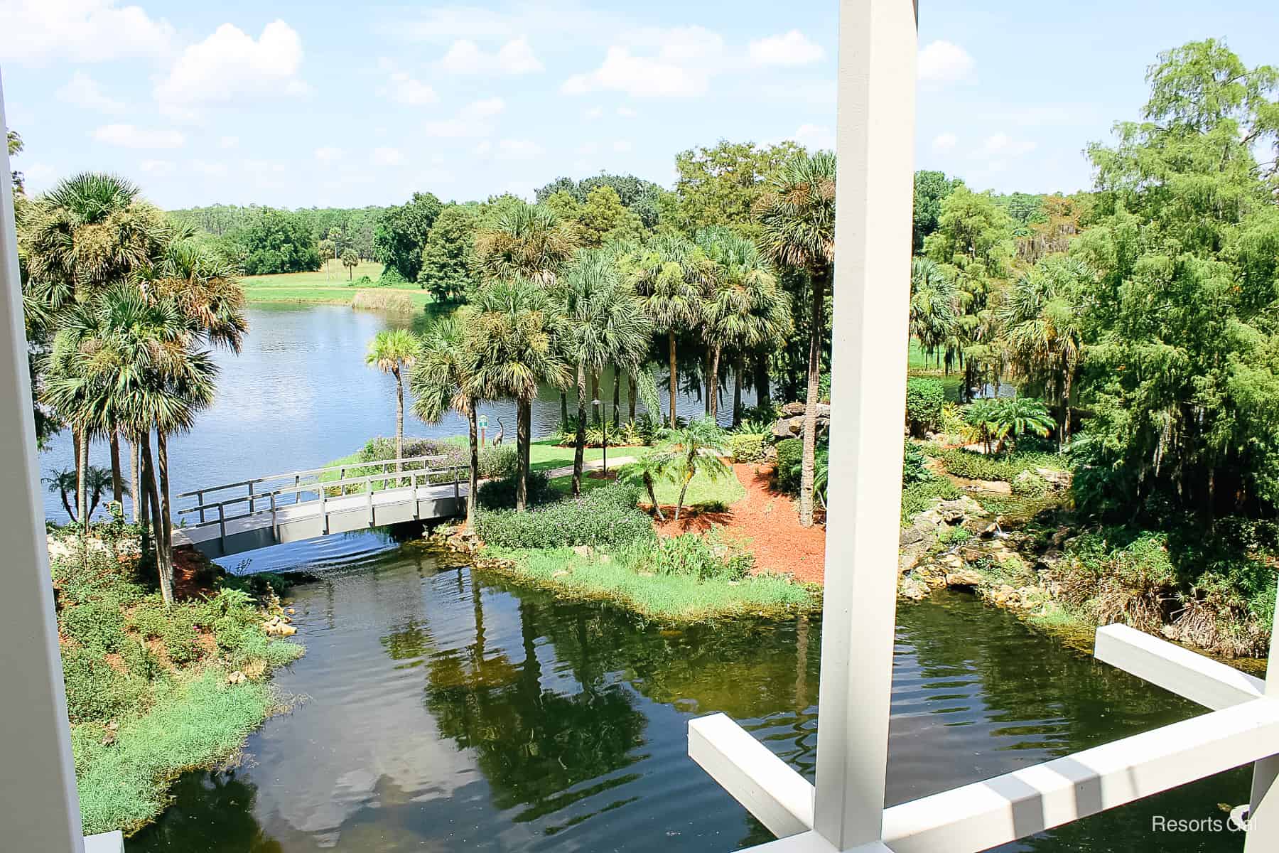 Resort view from the Lakehouse 