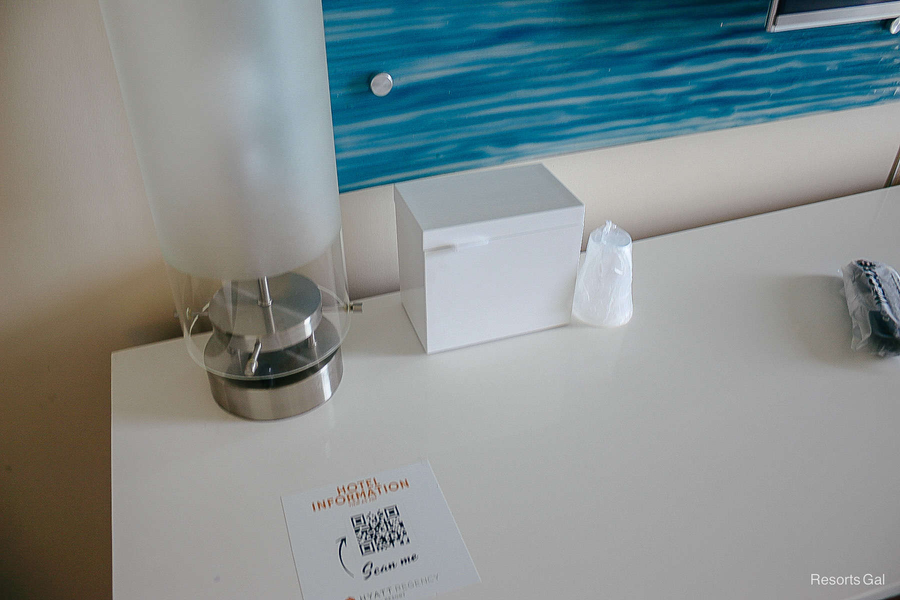 a QR code that you can use to order room service at the Hyatt Regency Grand Cypress 
