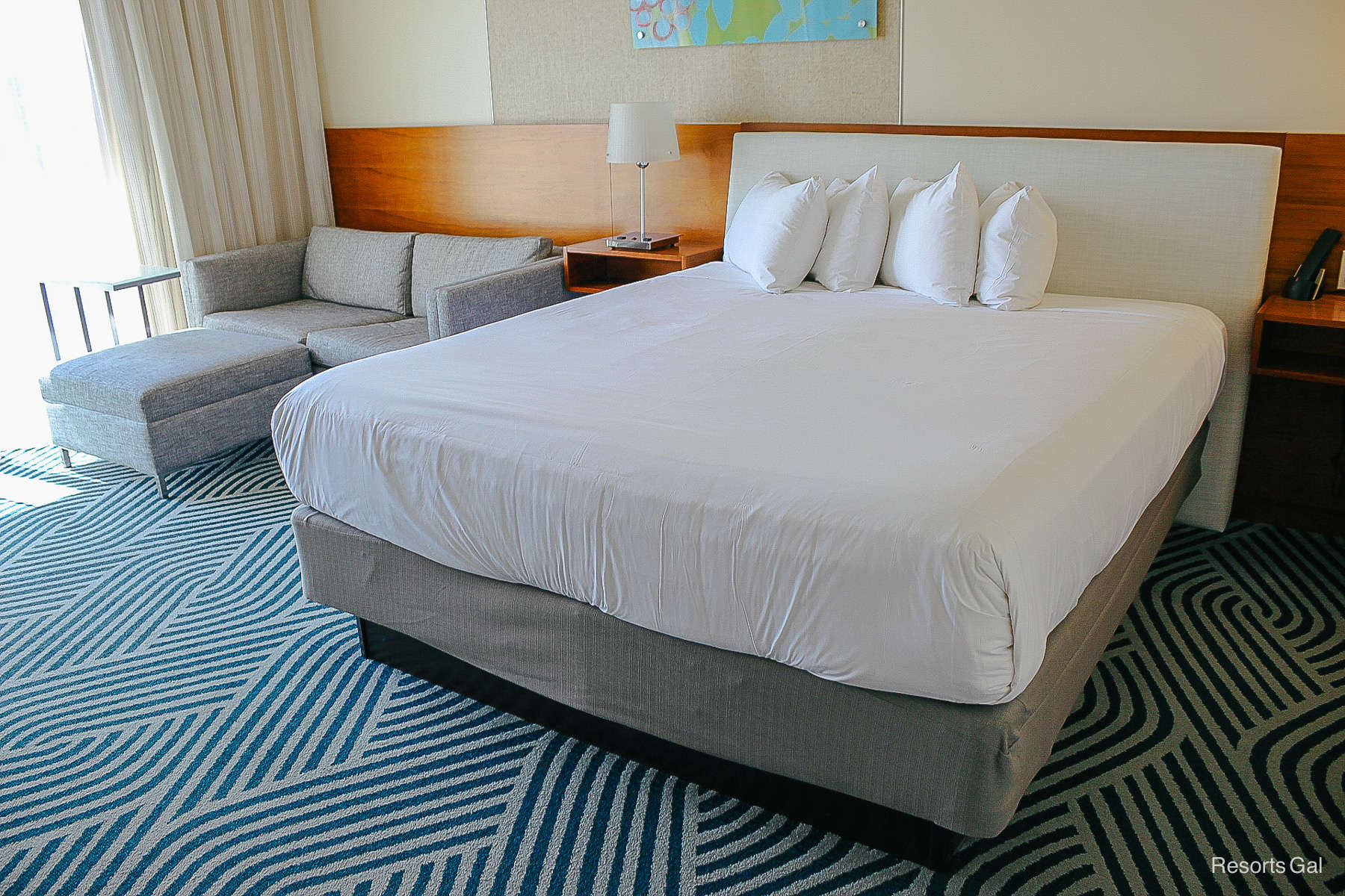 room interior with king-size bed Hyatt Regency Grand Cypress Review 