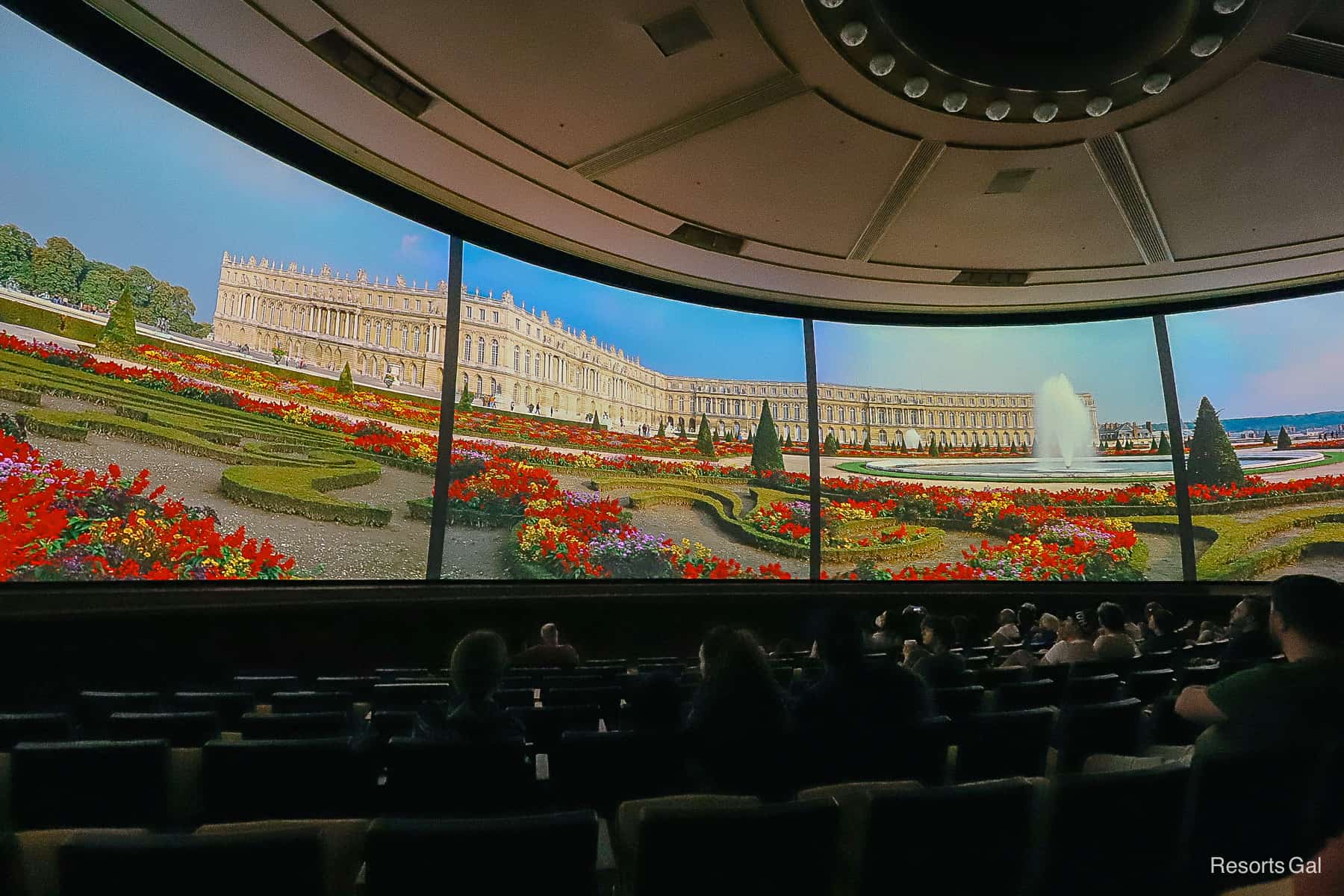 Palace of Versailles in Spring 