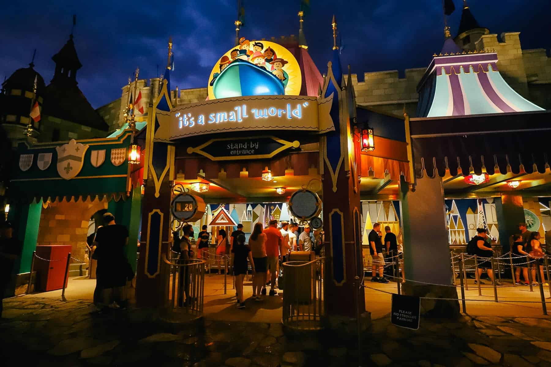 it's a small world in Fantasyland at Magic Kingdom 