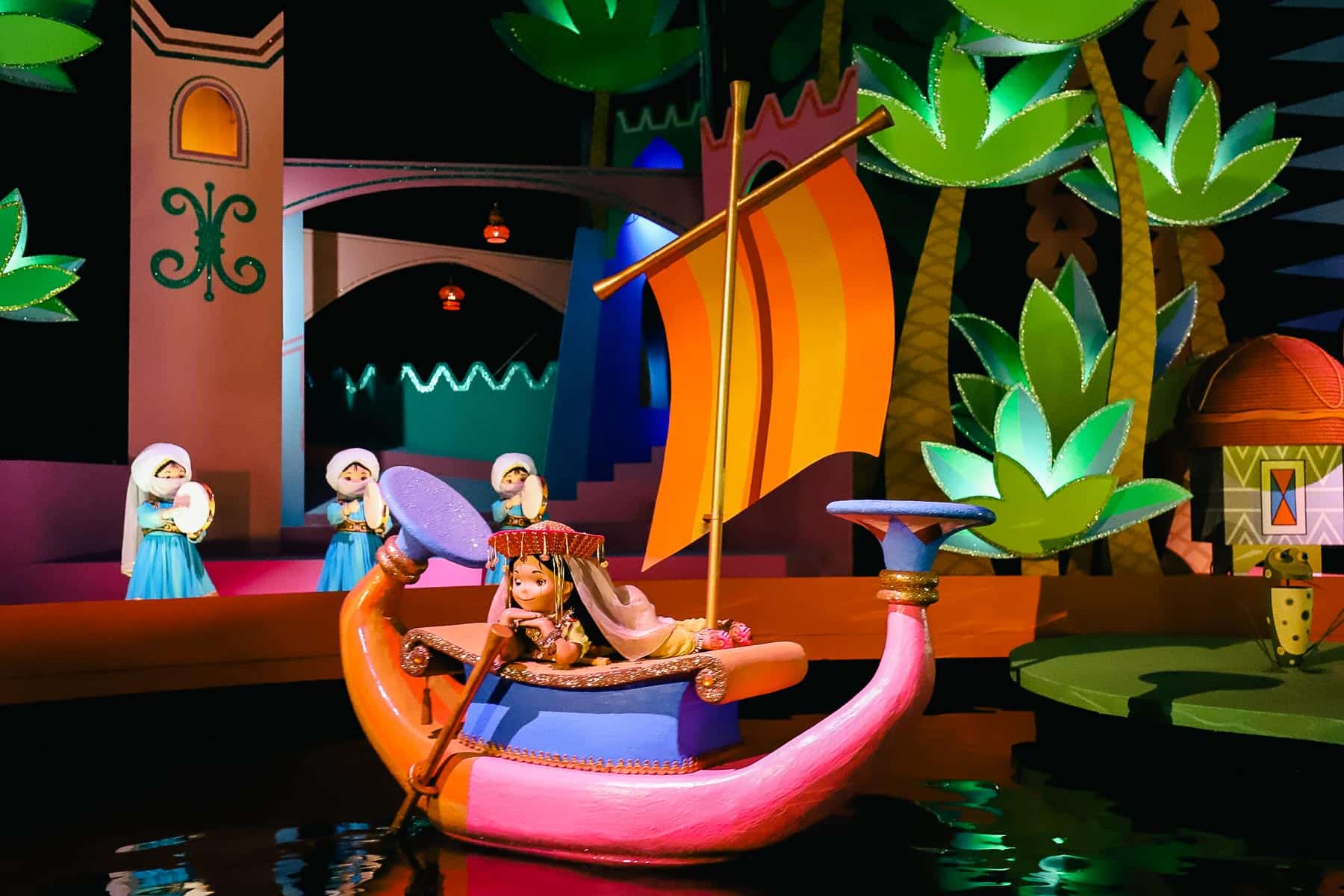 "it's a small world" doll daydreamer scene 