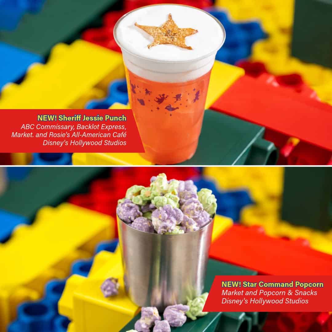 Sheriff Jessie's Punch and Star Command Popcorn 