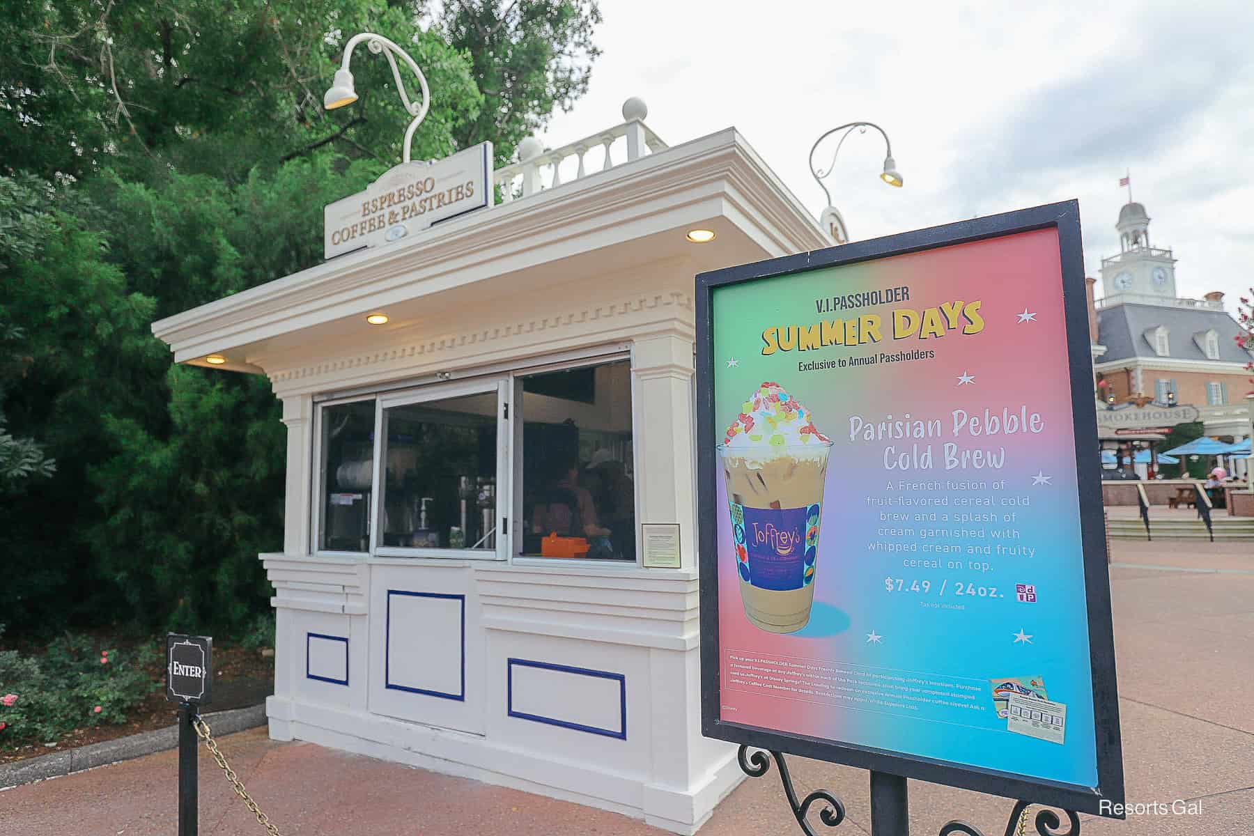 the Parisian Pebble Cold Brew is part of the Joffrey's Annual Passholder challenge 
