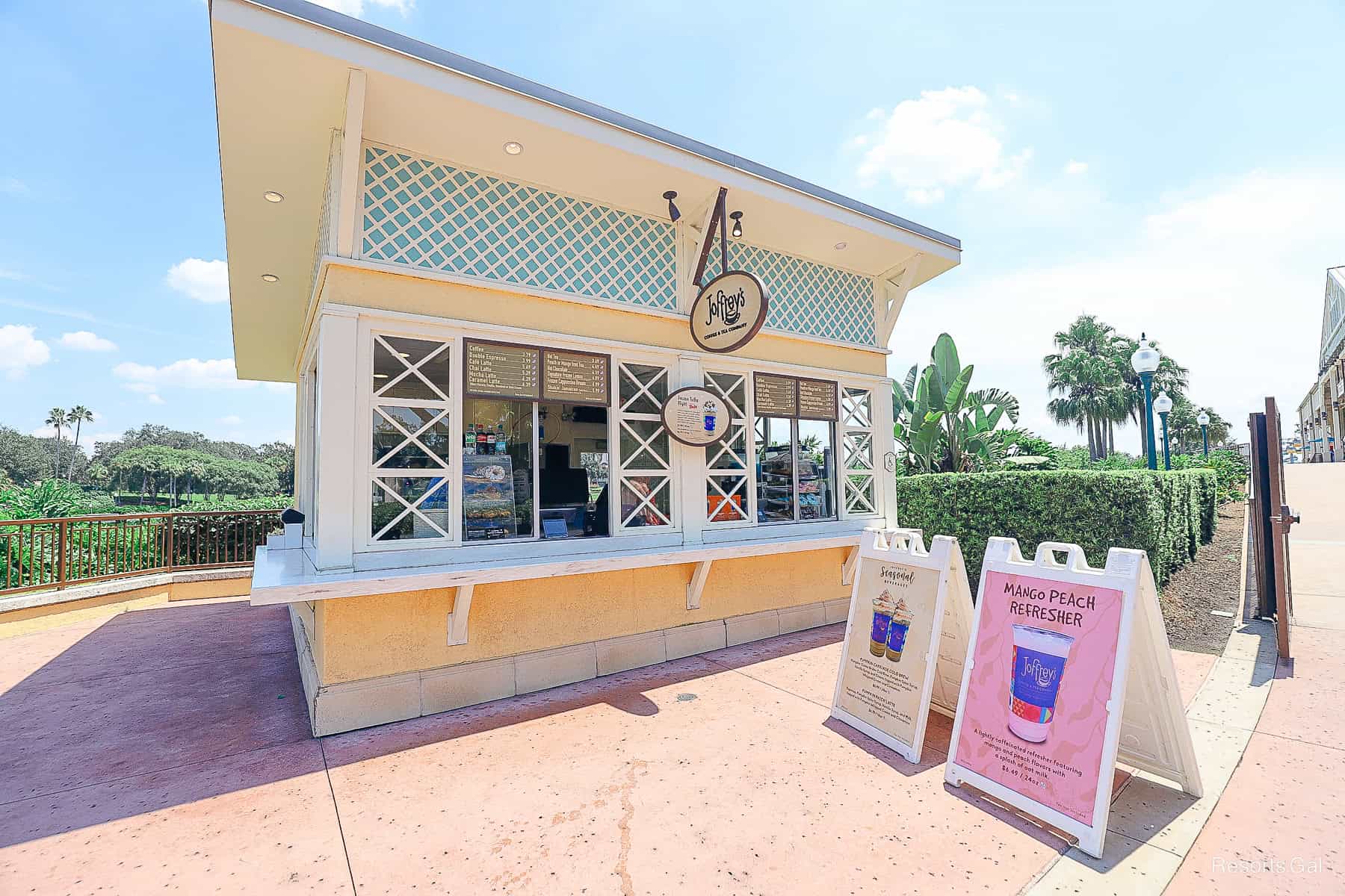 the Joffrey's Coffee at the Skyliner at Disney's Caribbean Beach