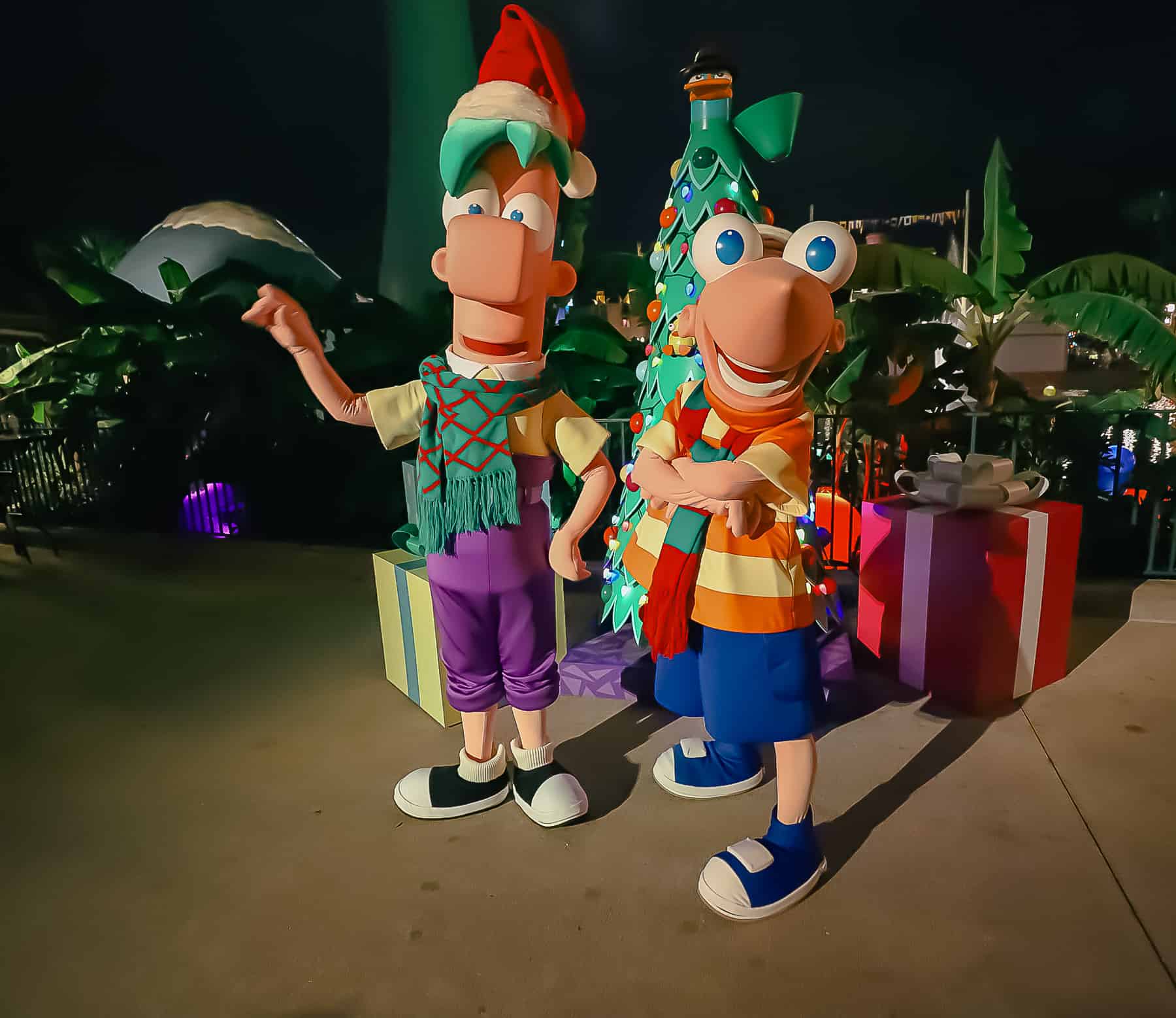 Phineas and Ferb at Jollywood Nights at Disney's Hollywood Studios