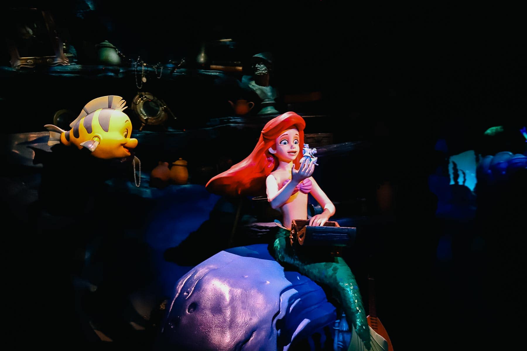 Ariel's ride does not have a height requirement. 
