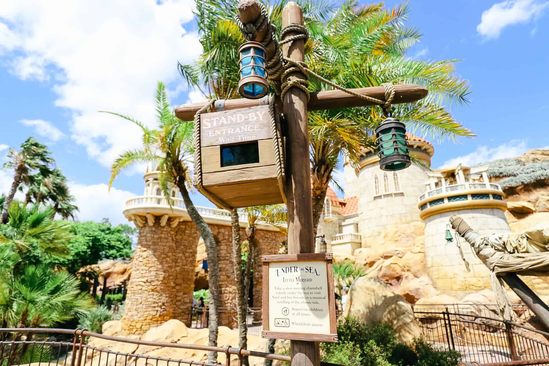 Stand-By Entrance for Journey of the Little Mermaid 