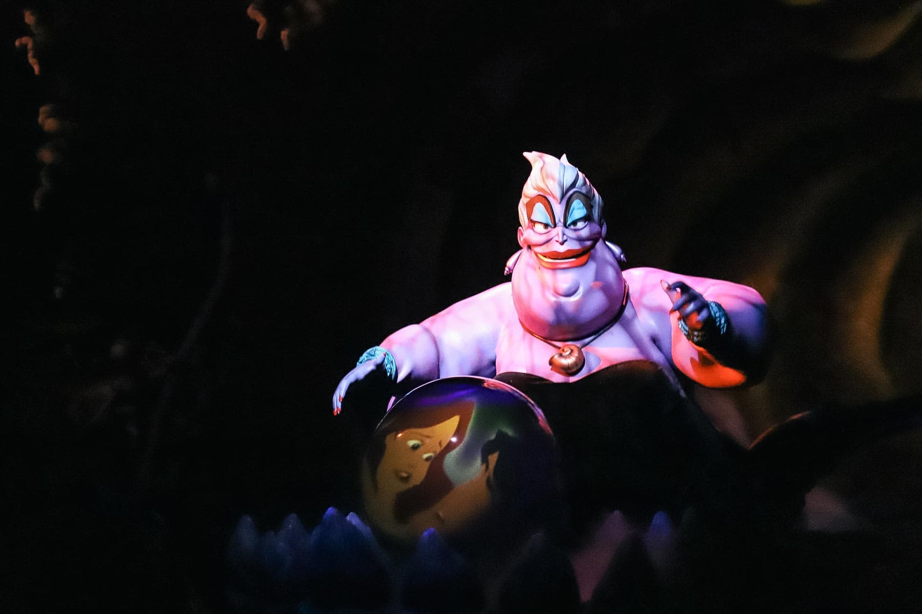 Ursula as she plots against Ariel and Prince Eric ride scene. 