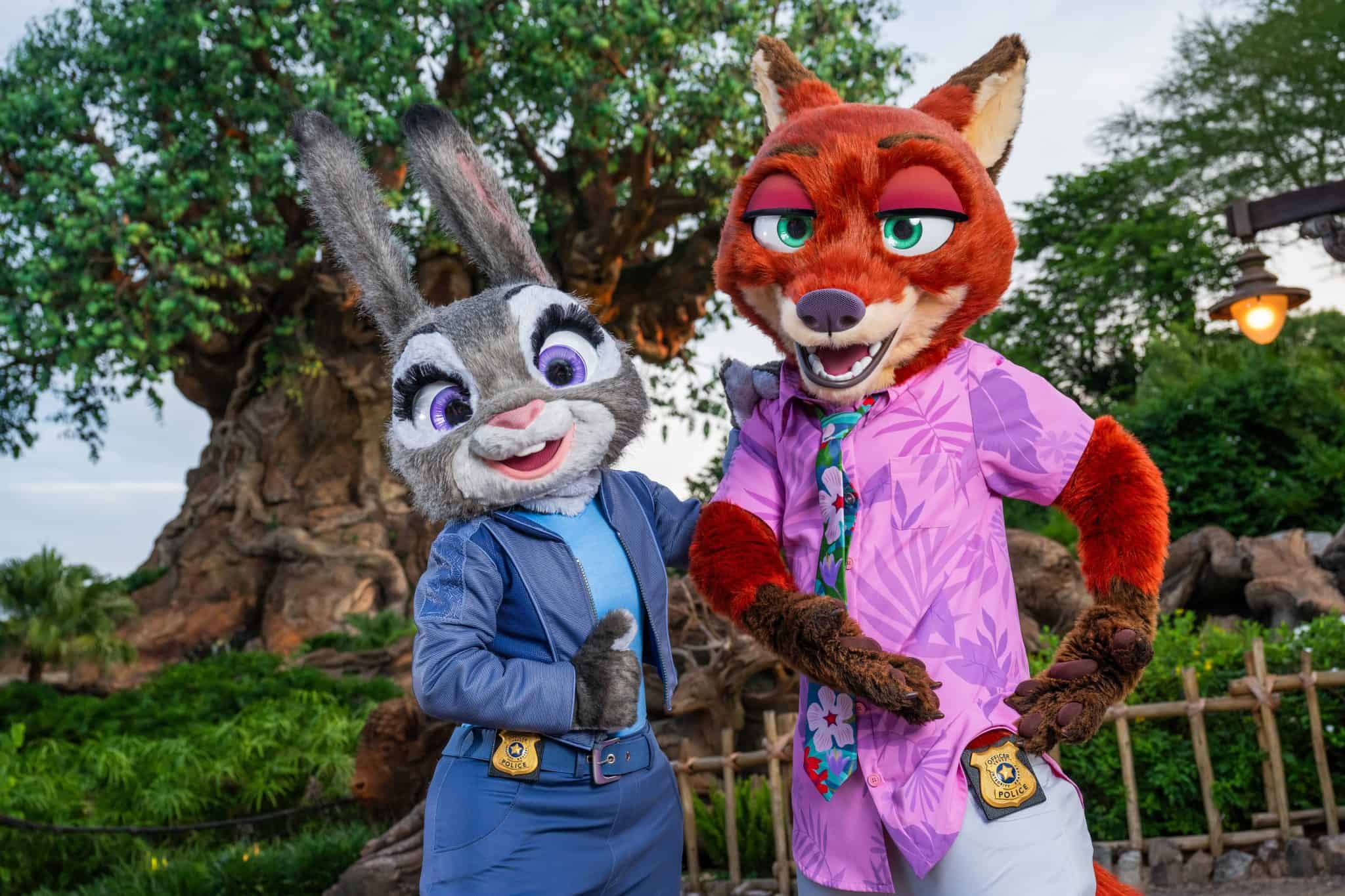 Judy Hopps and Nick Wilde Meet-and-Greet Announced for Disney’s Animal Kingdom