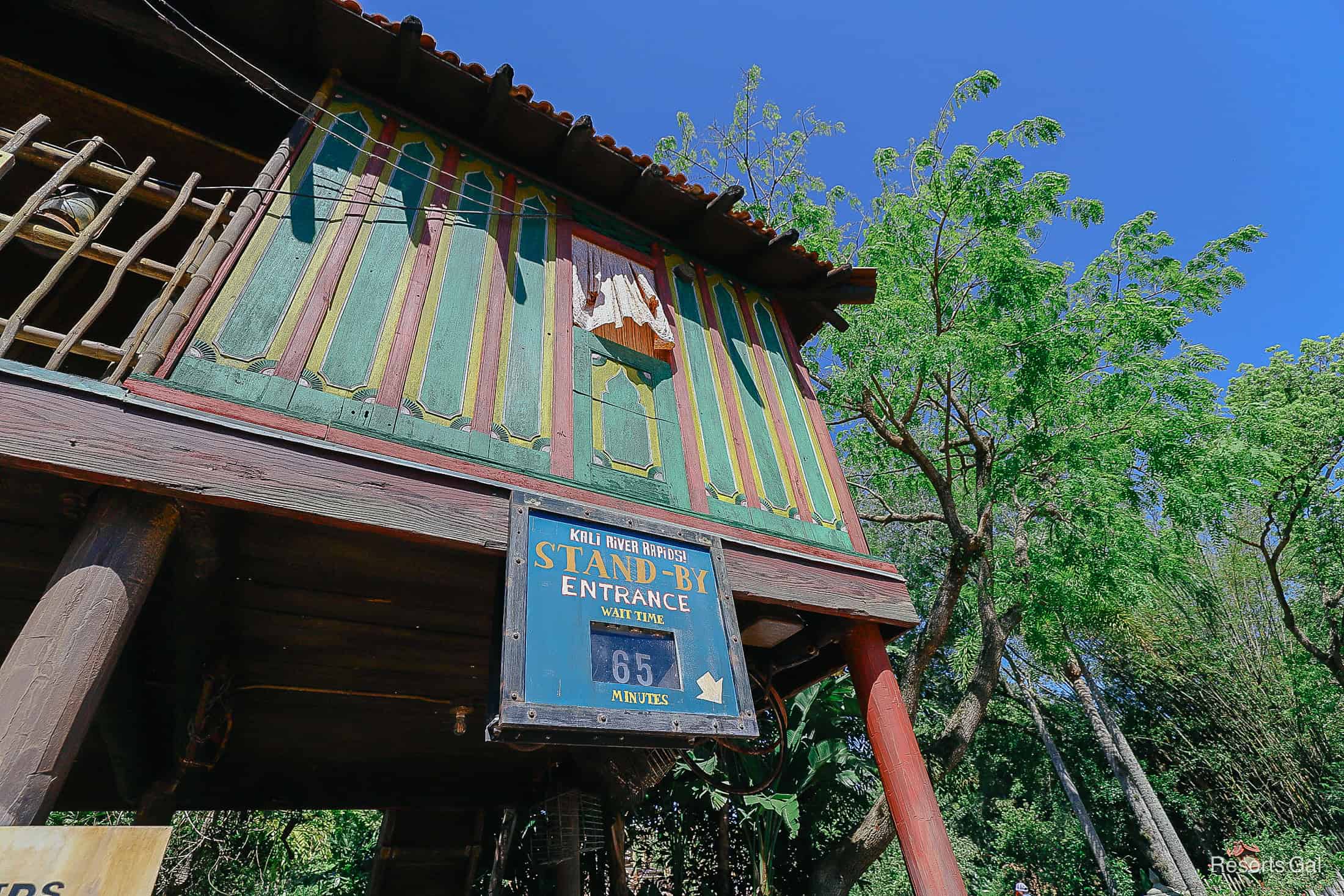 standby entrance for Kali River Rapids 