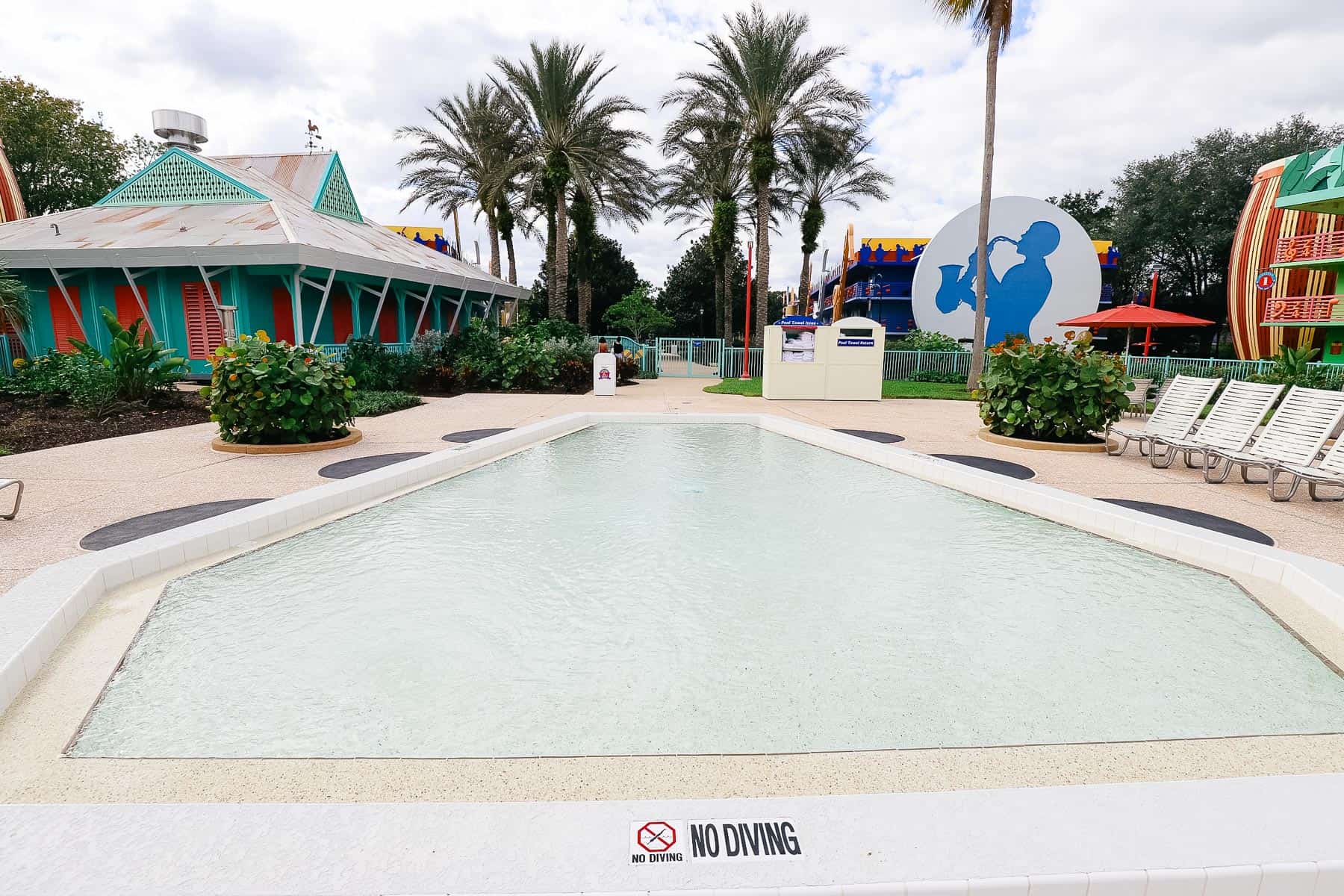 The Kiddie Pool at Disney's All-Star Music Resort. 