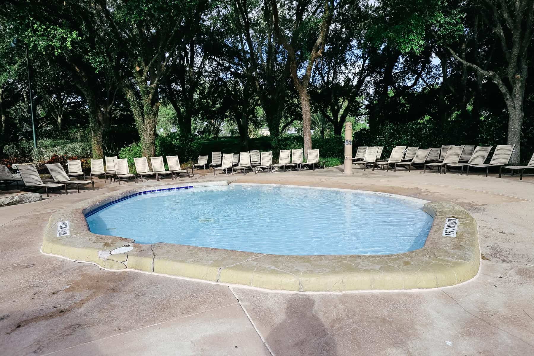 the kiddie pool at the Grotto Pool 