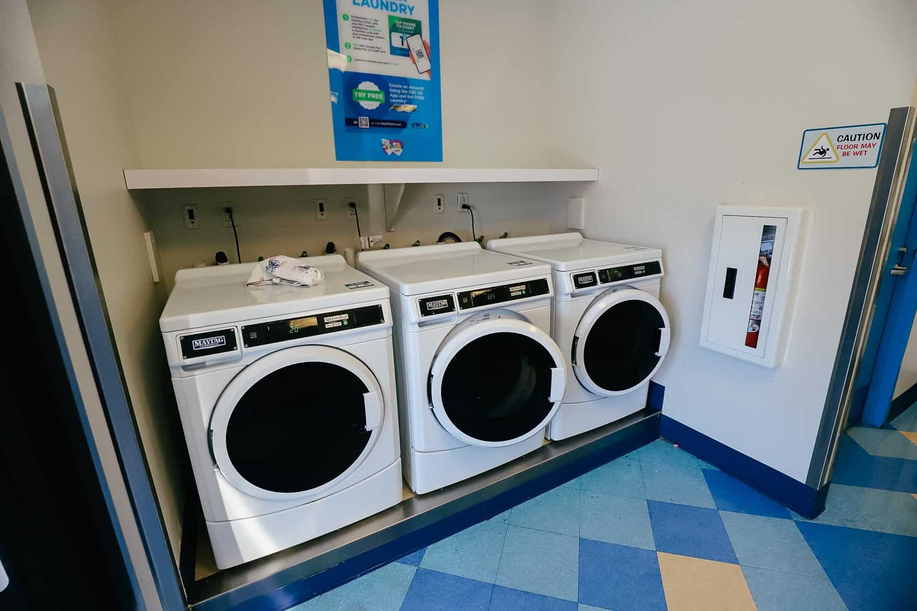 a laundromat at Disney's Art of Animation 
