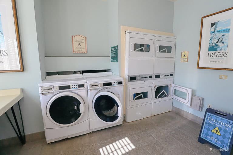Disney’s Saratoga Springs Laundry Facilities (Info & Photos)