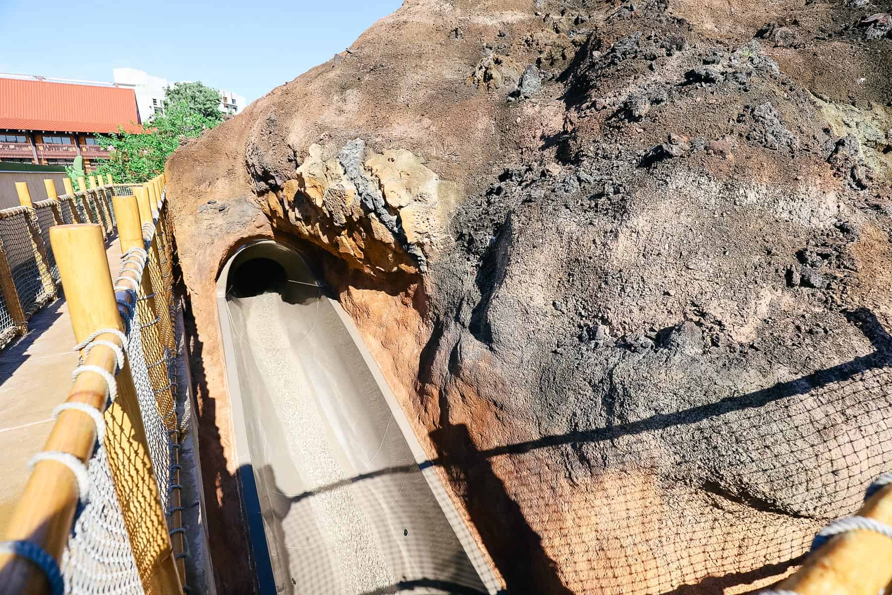 The Lava Pool water slide 