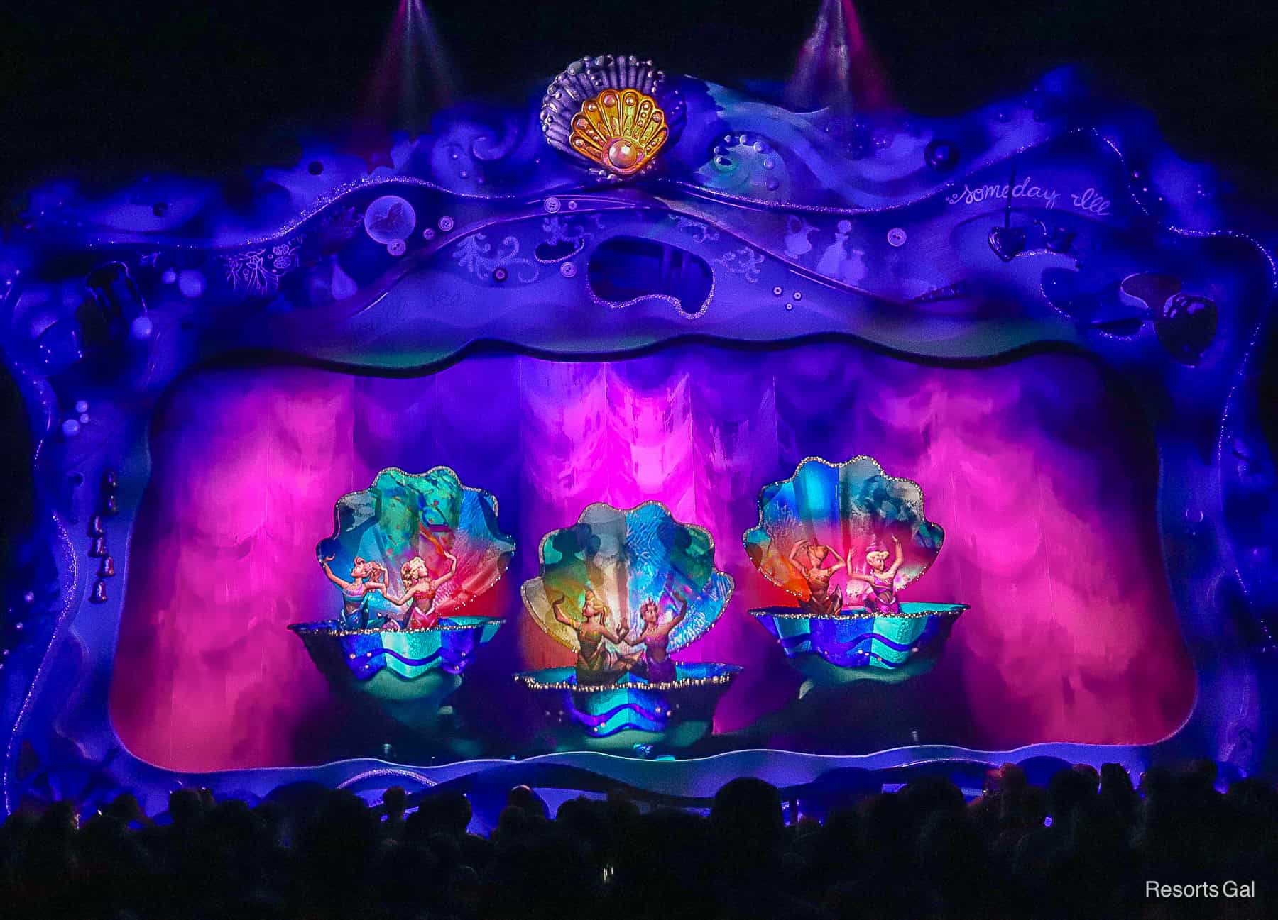 Ariel's sister join the stage for the opening performance