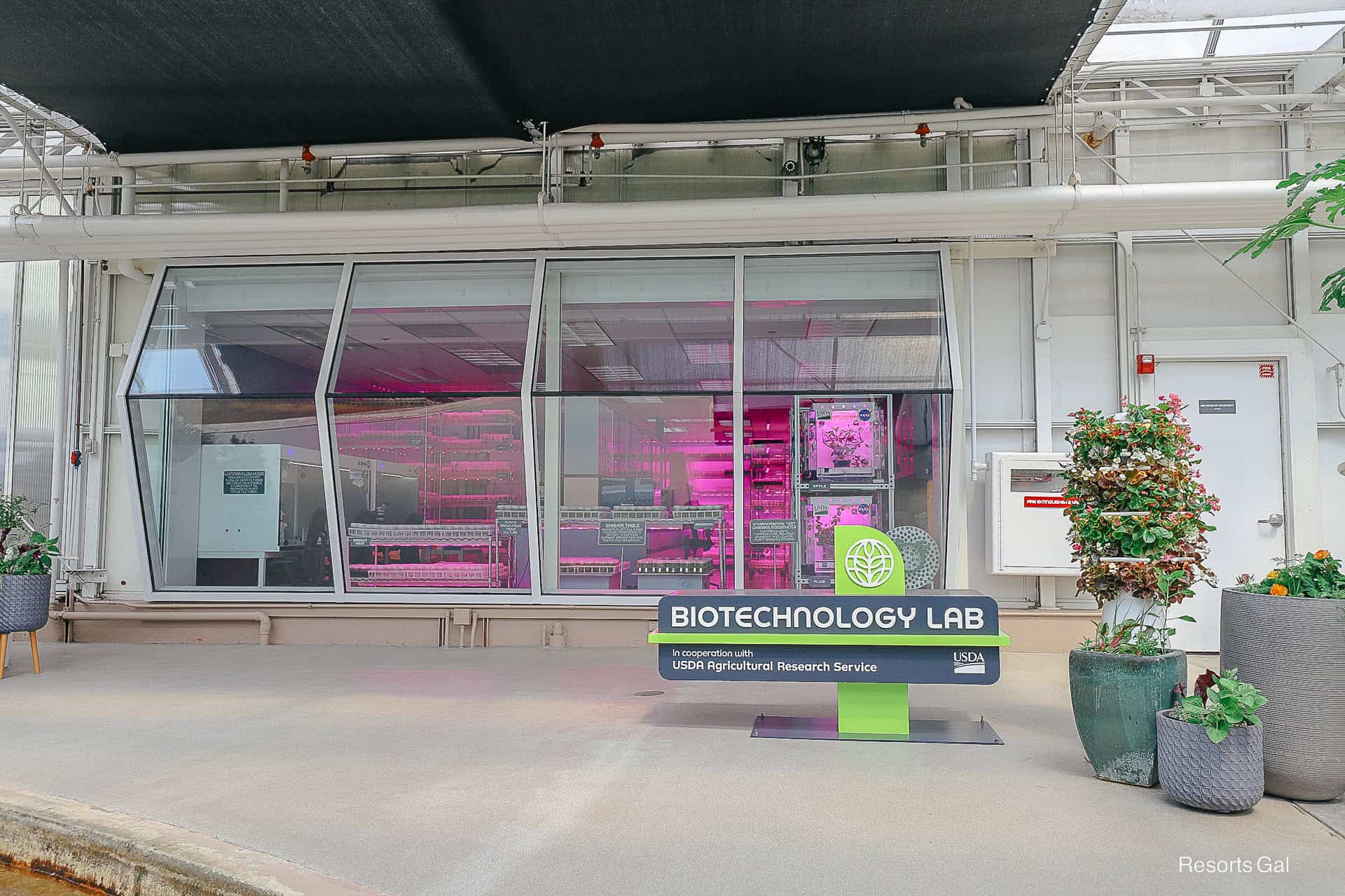 the Biotechnology Lab at the end of Living with the Land ride
