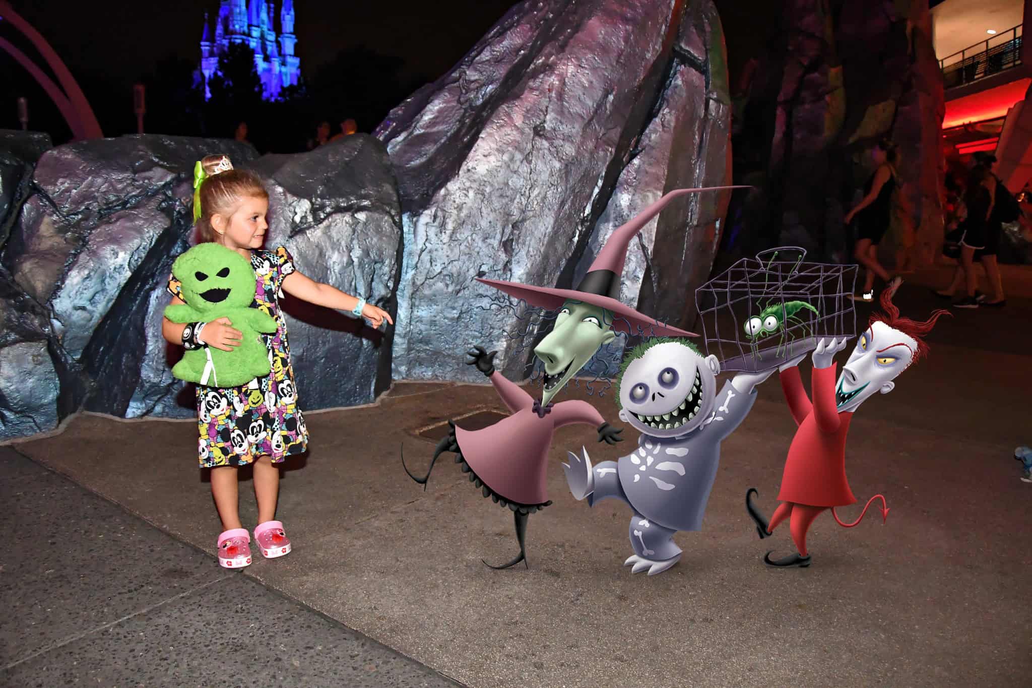 the three little villains from The Nightmare Before Christmas 