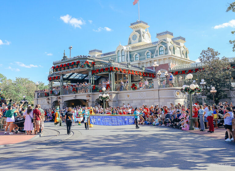 Grand Marshals lead the way of the 2025 Mickey's Once Upon a Christmastime Parade