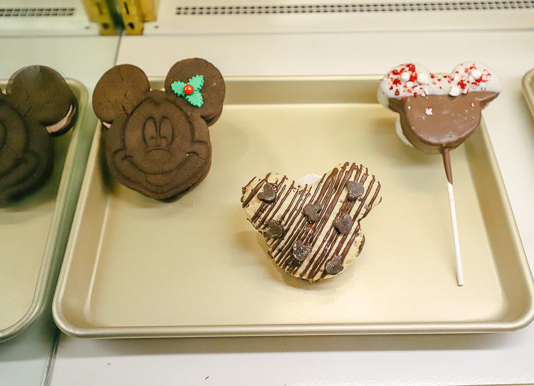 a tray with a variety of candies and treats 