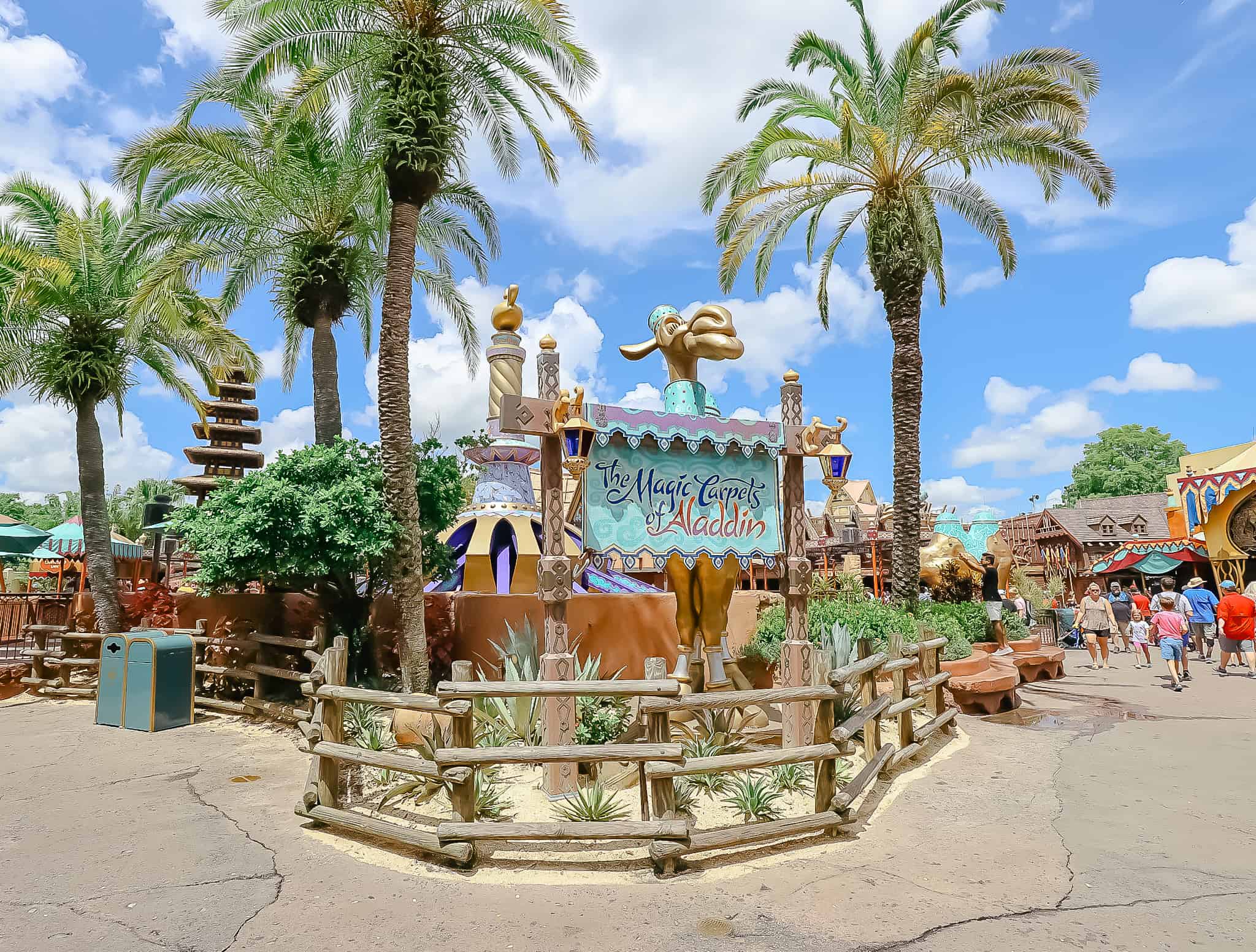 The Magic Carpets of Aladdin ride at Magic Kingdom 