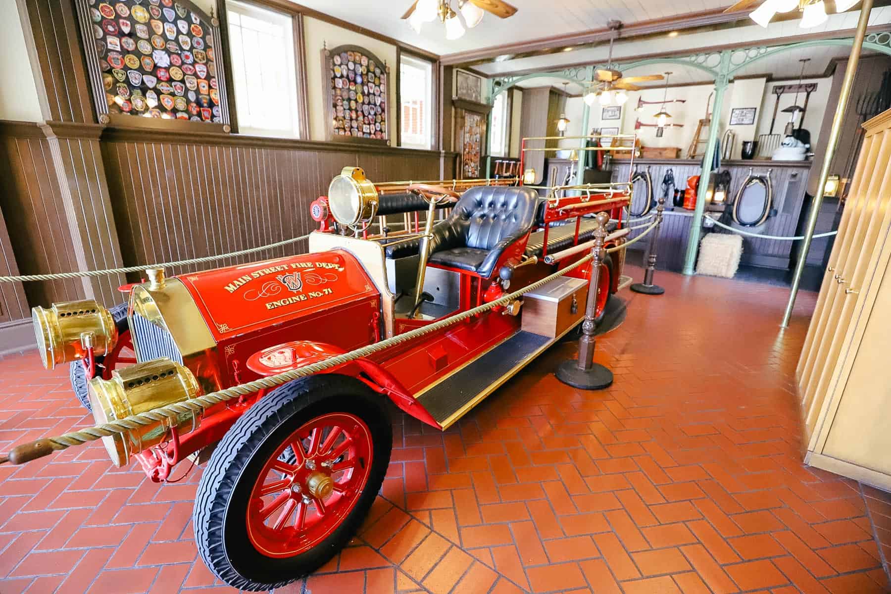 right side of the Main Street Fire Engine 