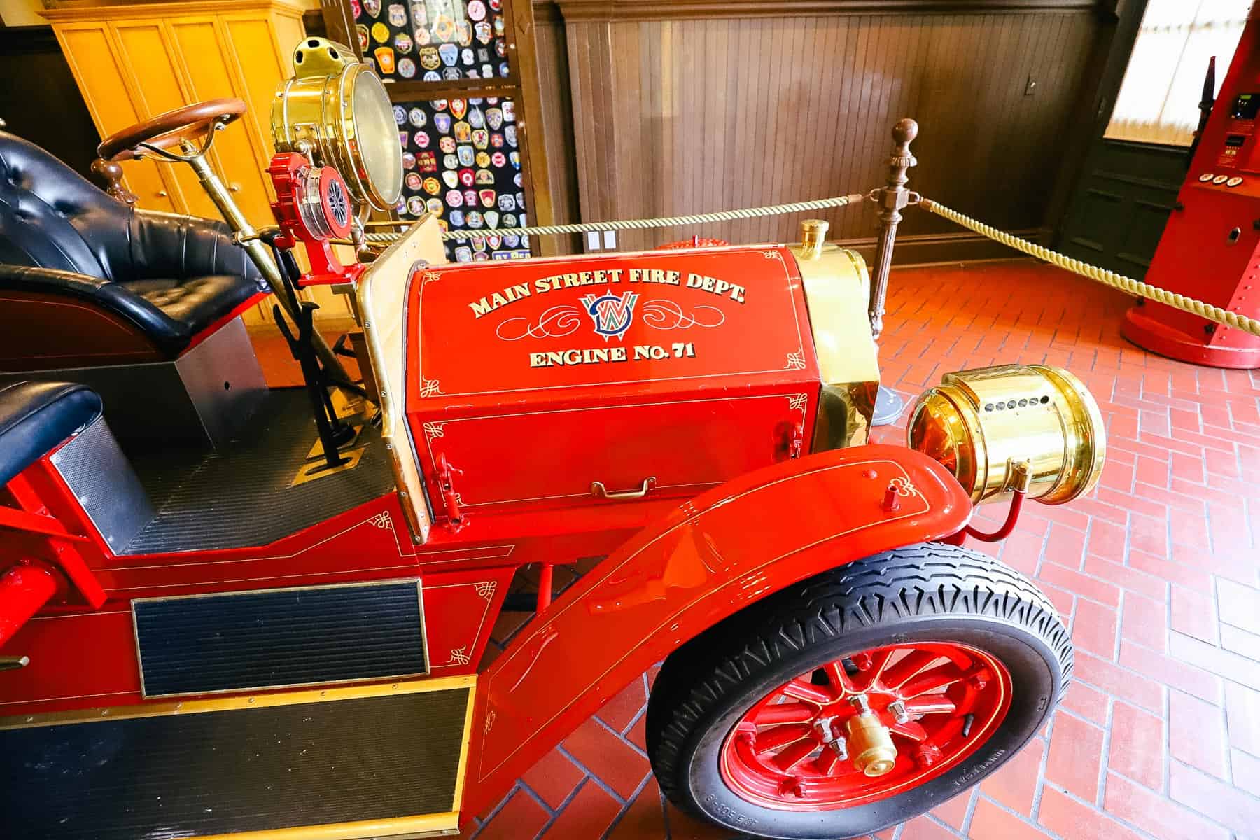 WDW logo on the fire truck