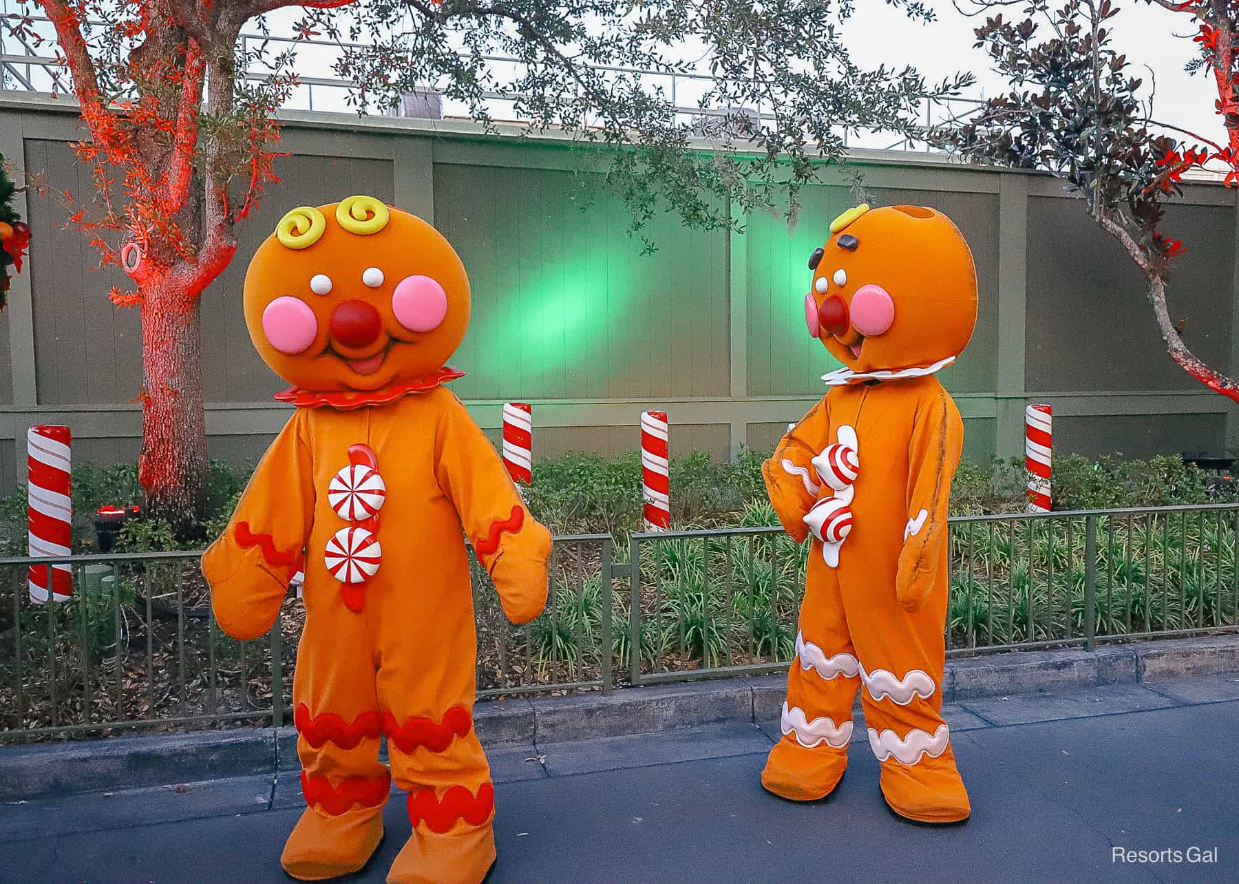 gingerbread men at Mickey's Christmas Party 
