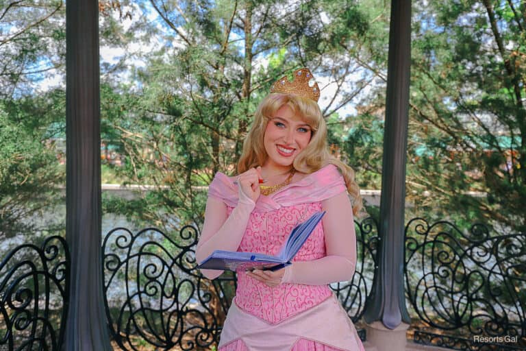 Meet Princess Aurora from ‘Sleeping Beauty’ at Epcot’s France Pavilion
