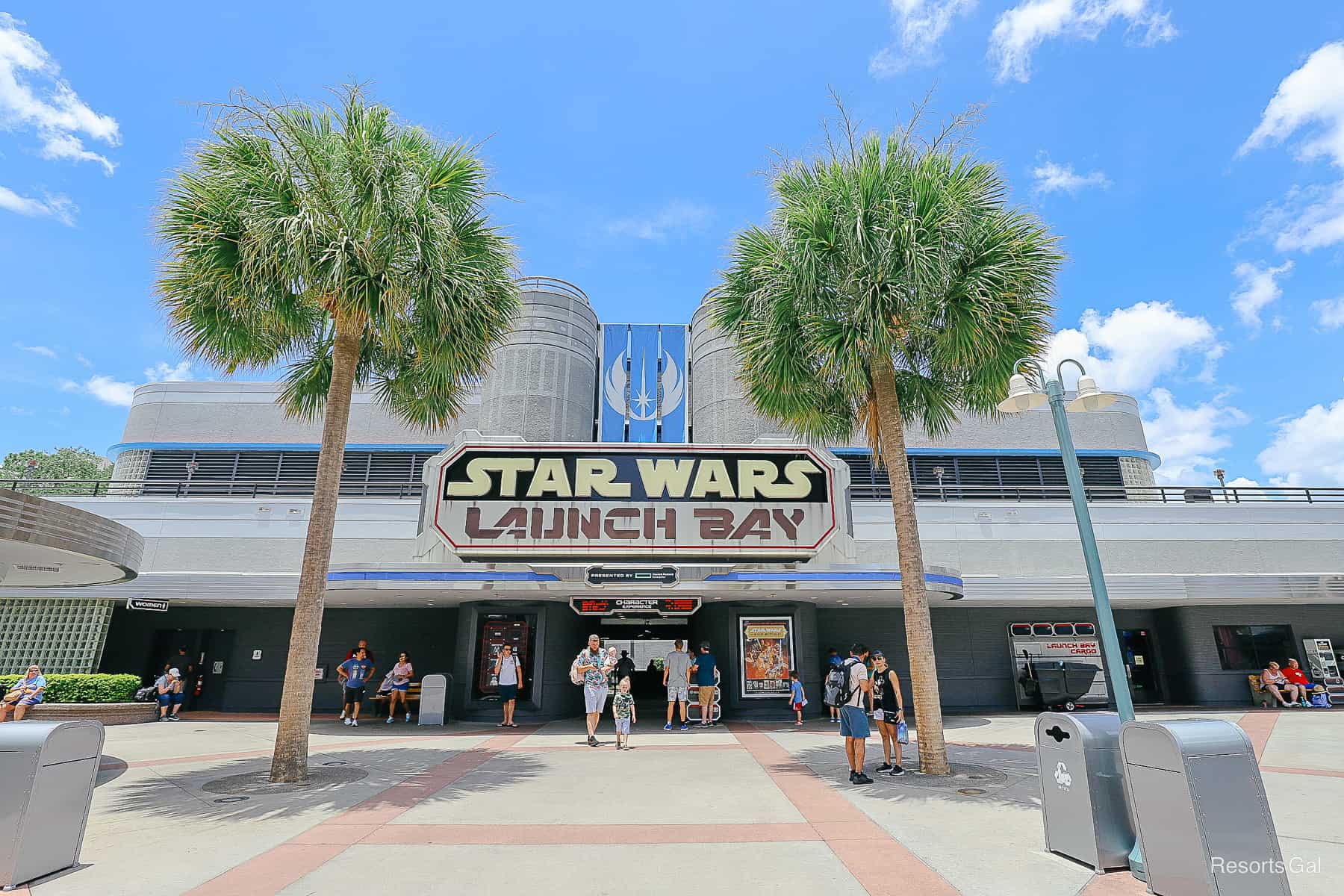 entrance to Star Wars Launch Bay 