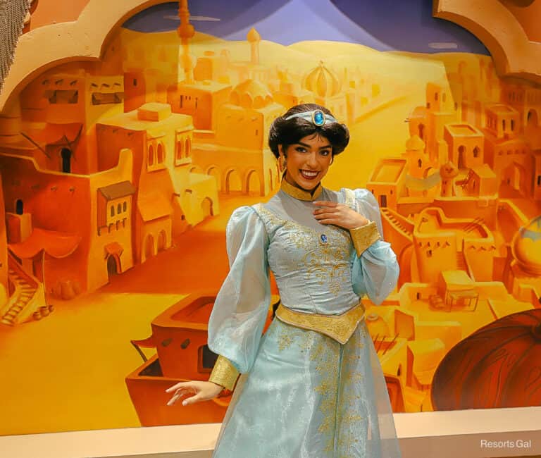 Meet Princess Jasmine at Epcot’s Morocco Pavilion