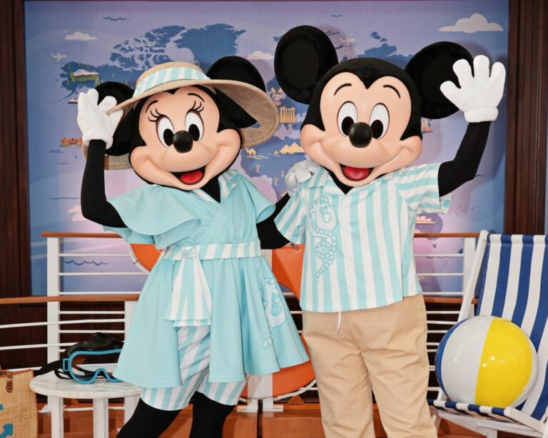 Mickey and Minnie Mouse Sport New On Deck Looks at DVC Meet-and-Greet