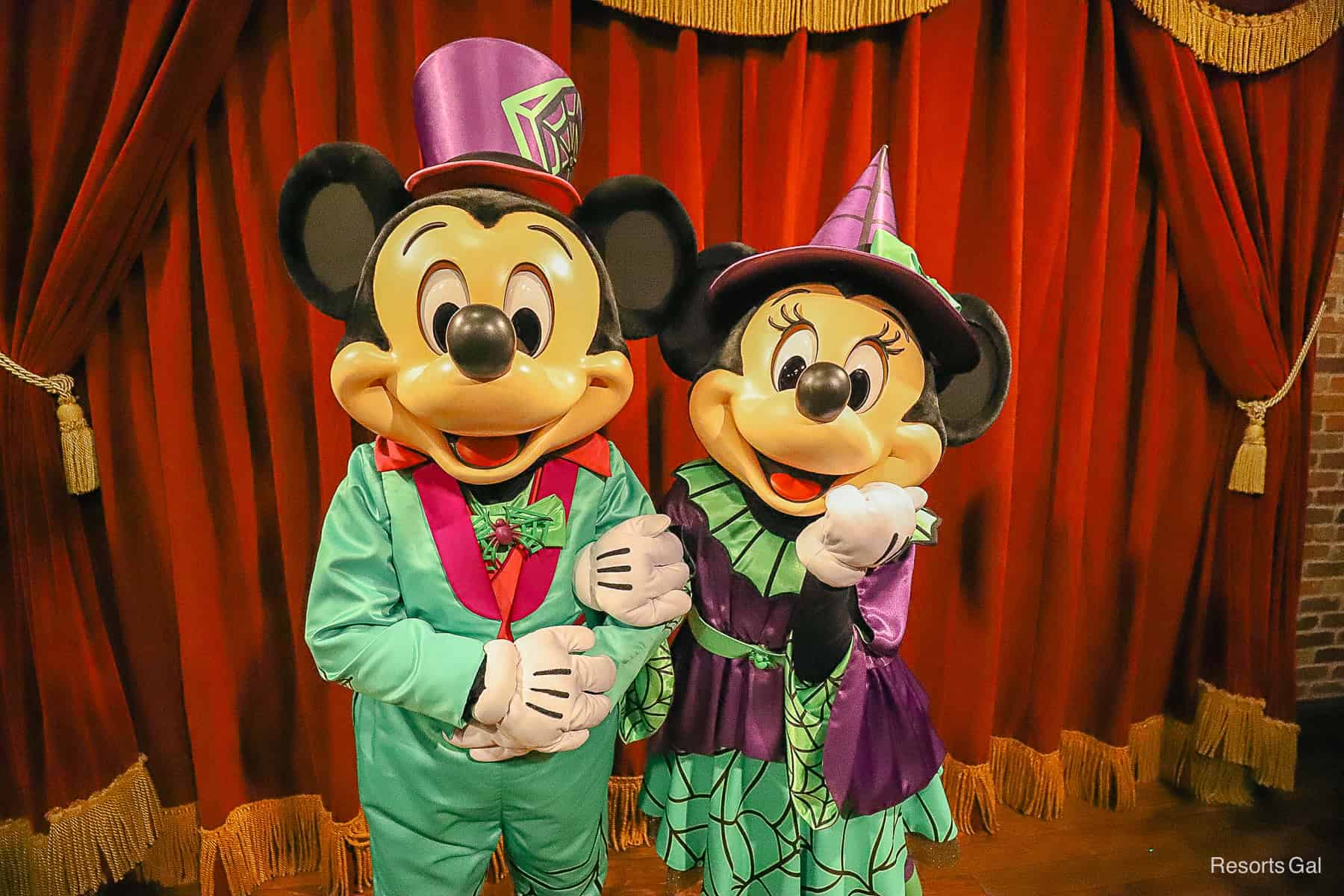 Meeting Mickey and Minnie Mouse at Mickey’s Not So Scary Halloween Party