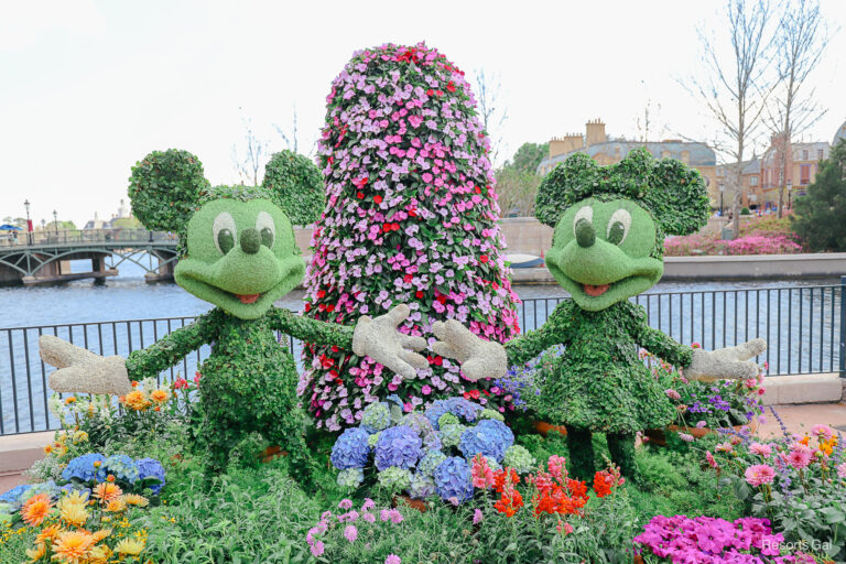 Through the Years: Mickey and Minnie Mouse’s Character Topiaries at Epcot’s Flower and Garden
